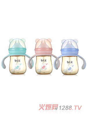 貝樂(lè)康PPSU寬口小仔熊奶瓶210ml