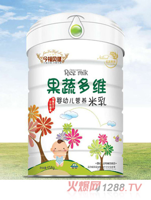 今福貝健嬰幼兒營(yíng)養(yǎng)米乳聽(tīng)裝（果蔬多維）