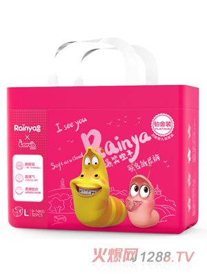 潤婭爆笑蟲子鉑金裝嬰兒紙尿褲L