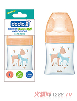 Dodie自然質感寬口徑玻璃奶瓶 150ml