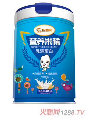 智慧熊營(yíng)養(yǎng)米稀 乳清蛋白 聽裝