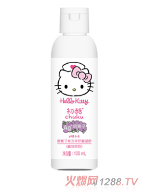 Hello Kitty初酷銀離子免洗手抗菌凝膠（植物萃?。?00ml