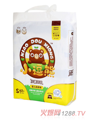 小逗熊嬰兒紙尿褲S62片