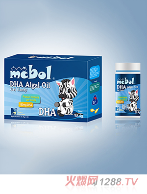 曼仕寶DHA藻油凝膠糖果