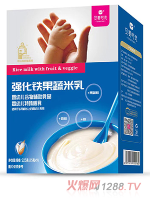 貝美時(shí)光強(qiáng)化鐵果蔬米乳